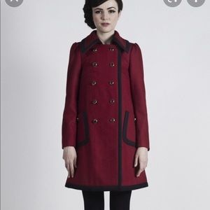 DEAR CREATURES NWT rare red coat